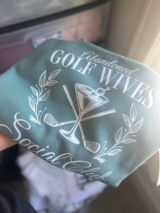 Abandoned Golf Wives Crewneck