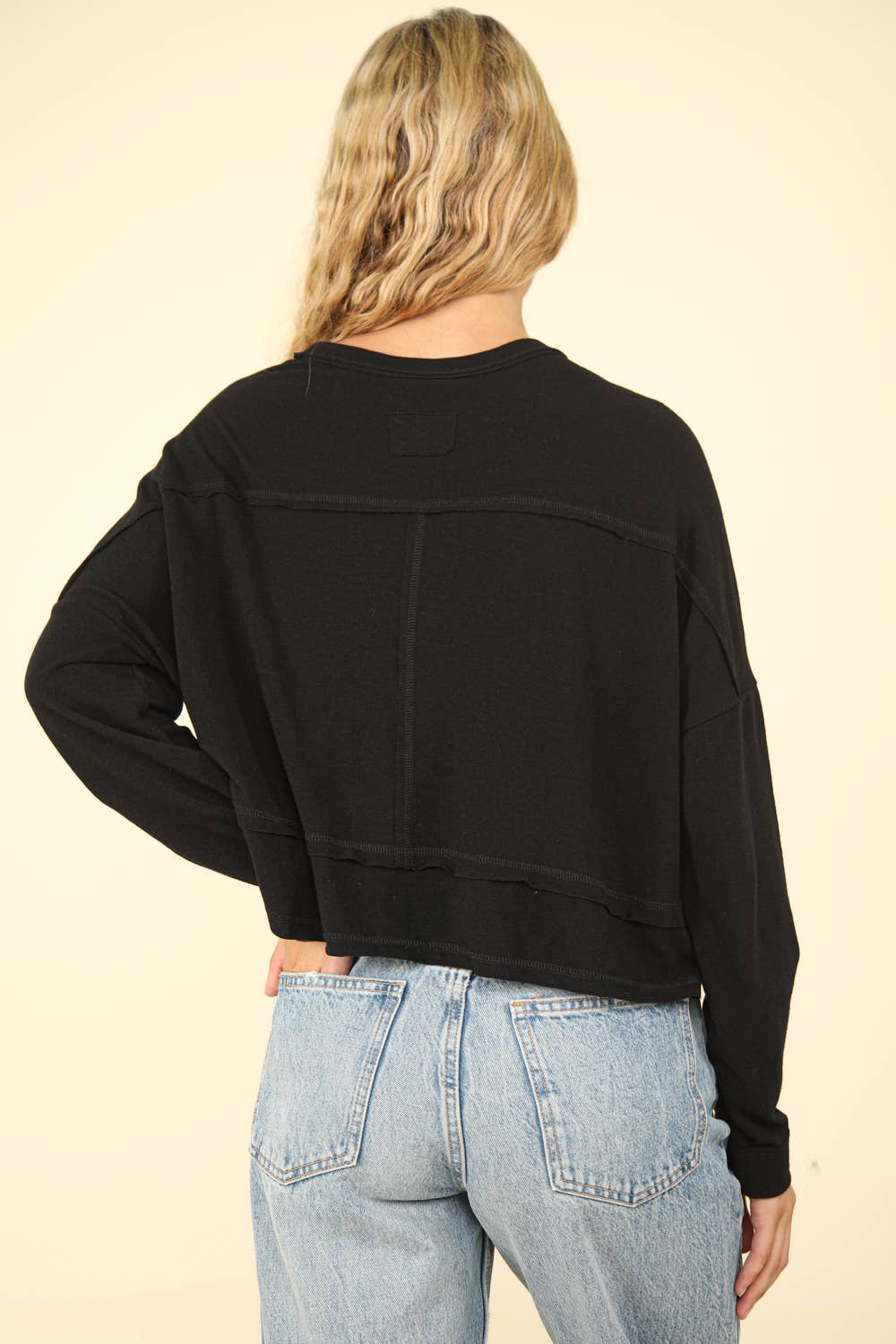 NT11330-Oversized Casual Knit Top