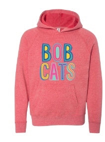 Retro Block youth hoodie