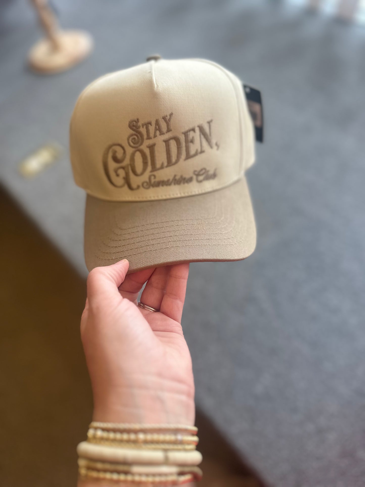 Stay Golden Trucker Hat