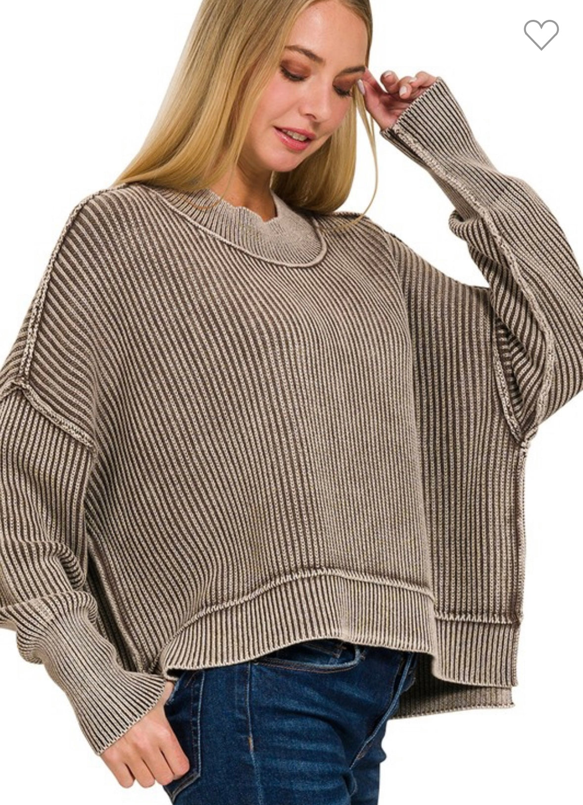Oversized Ribbed Sweater