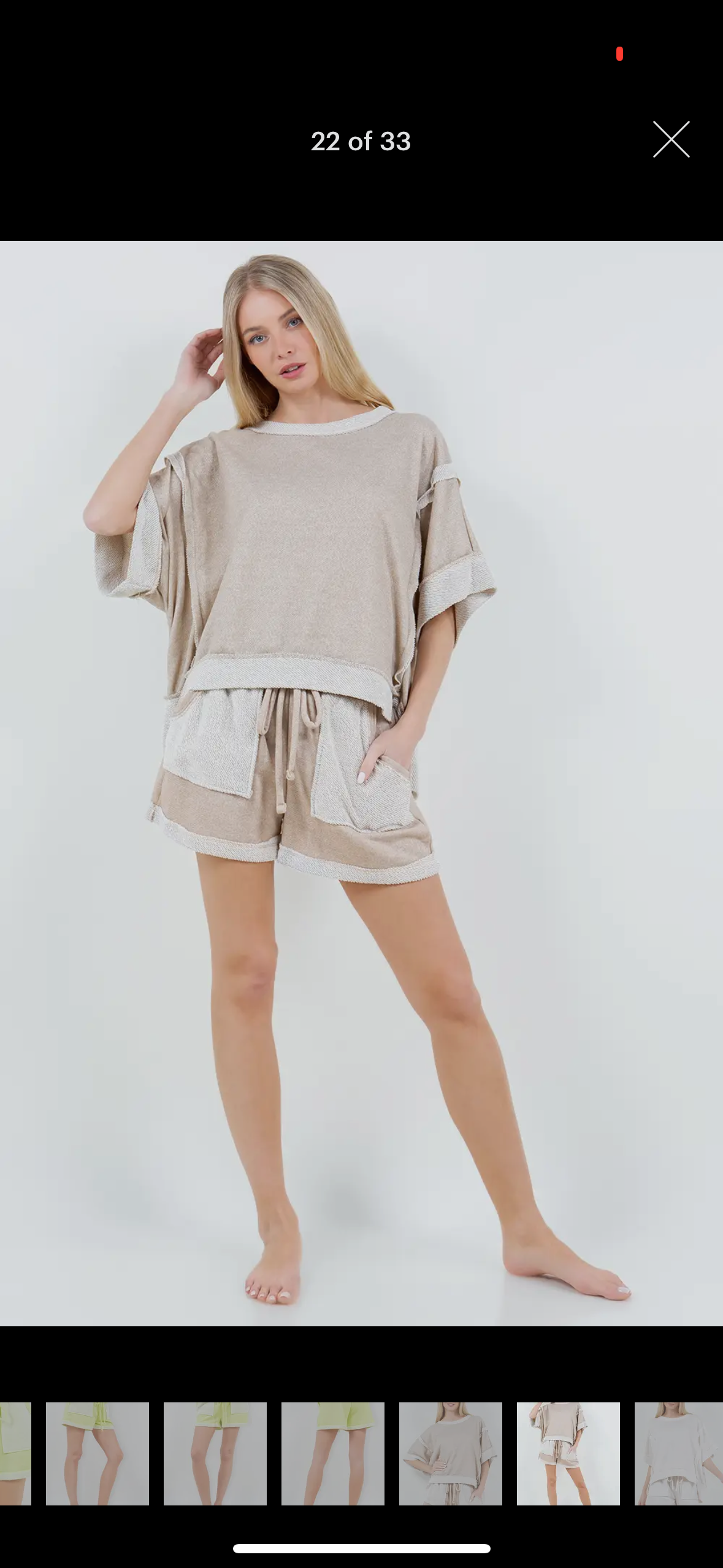 Contrast Loop Two piece Set