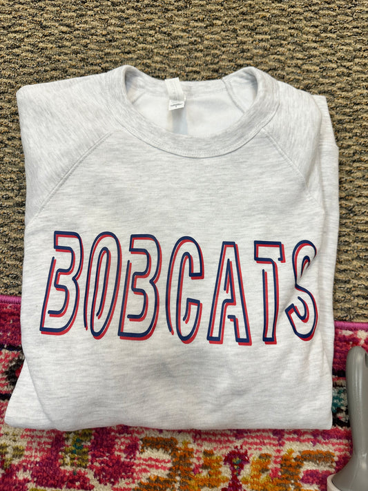 Box Layered Bobcat Crewneck