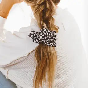 Checkered Scrunchie