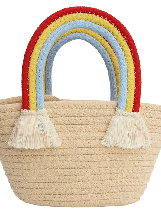 Woven Rainbow Bag