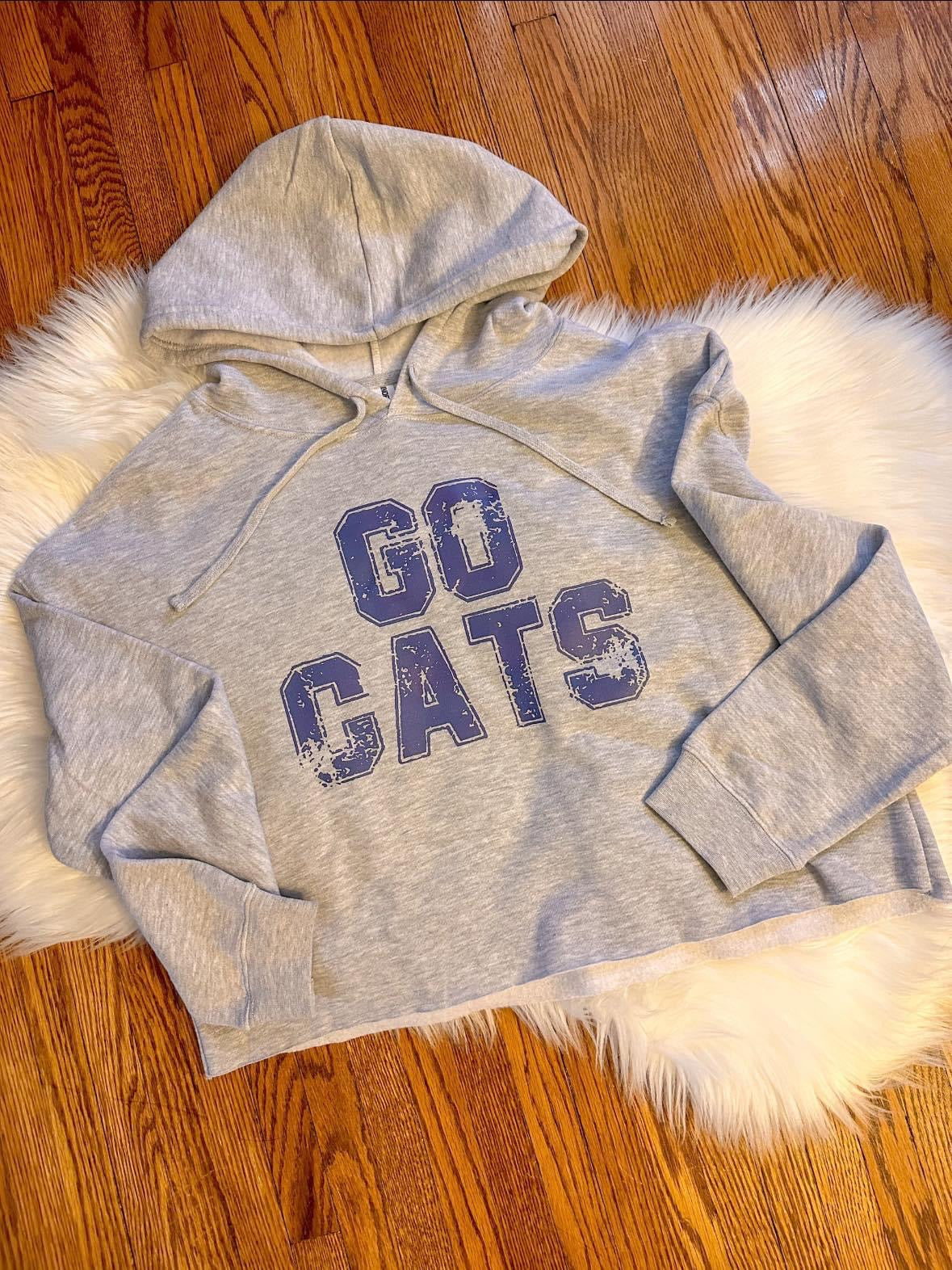 Cropped GO cats Hoodie