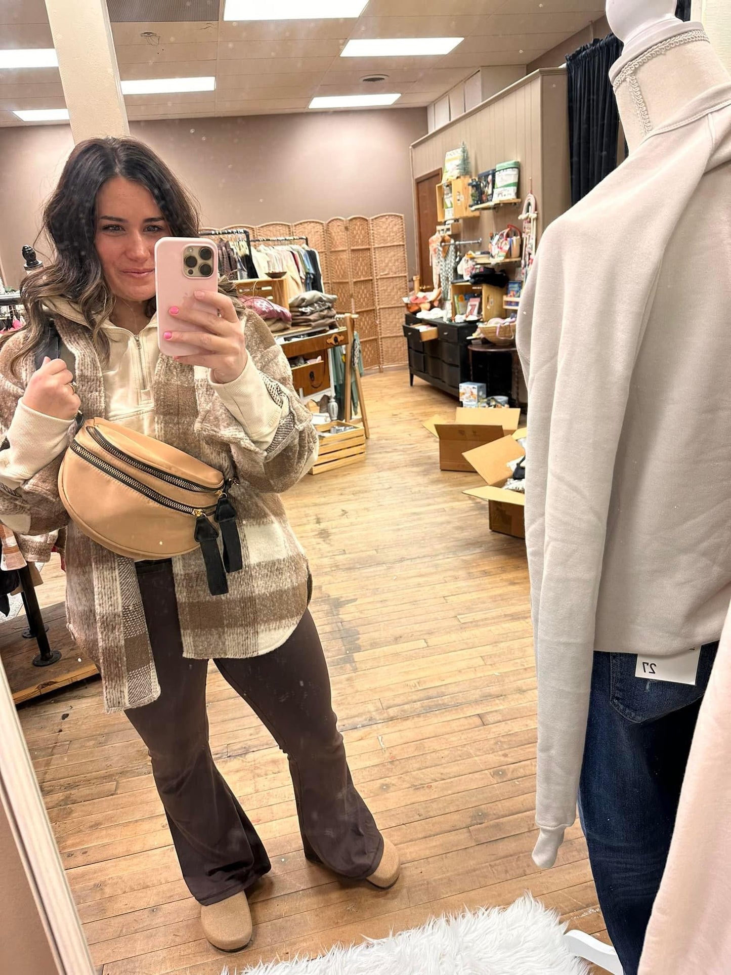 Macy Double Zip Sling bag