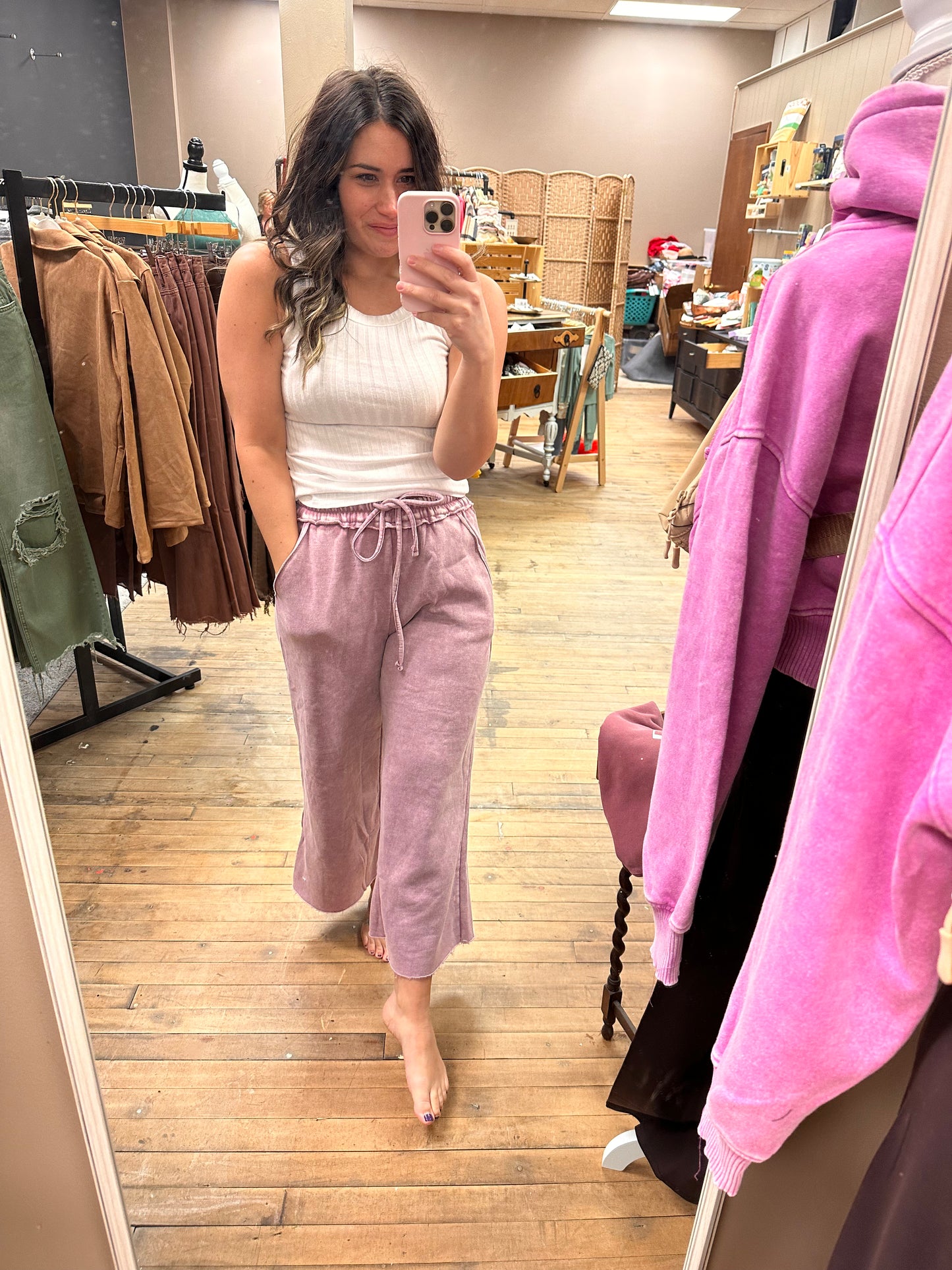 Sunday Funday Wide leg lounge pants