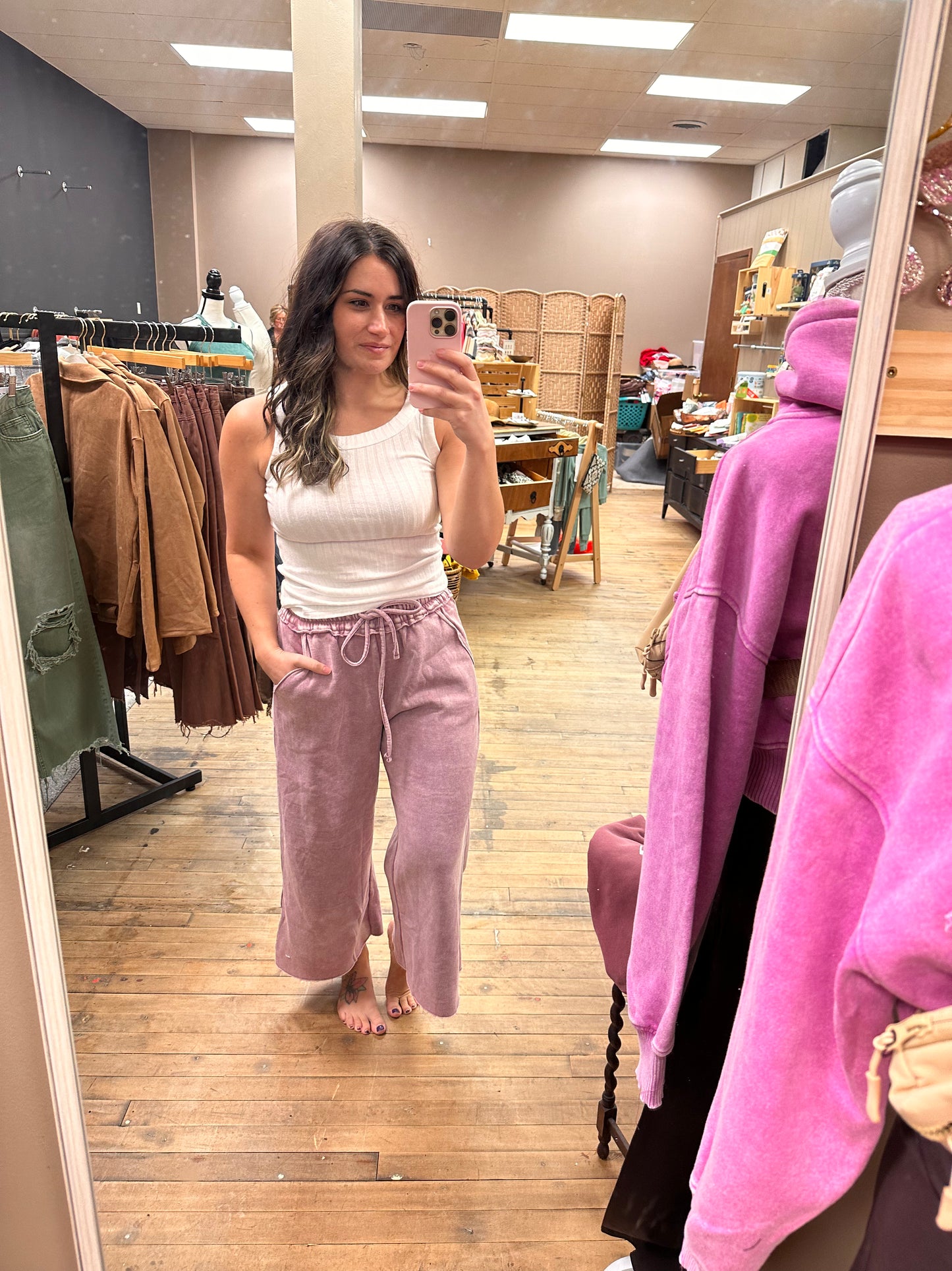 Sunday Funday Wide leg lounge pants