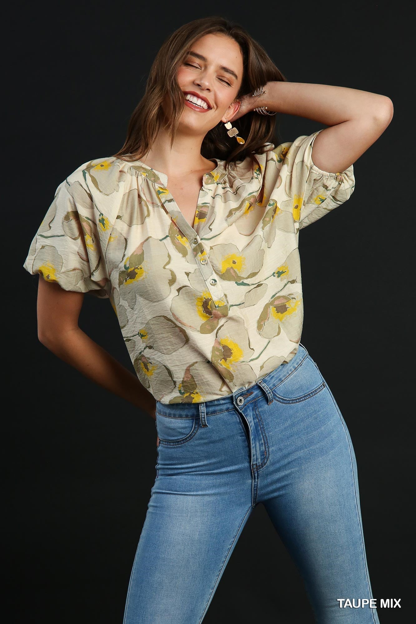 Sunday Serenity Floral top
