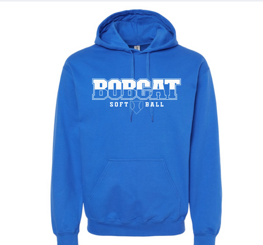 Unisex Gildan Royal Softball Hoodie