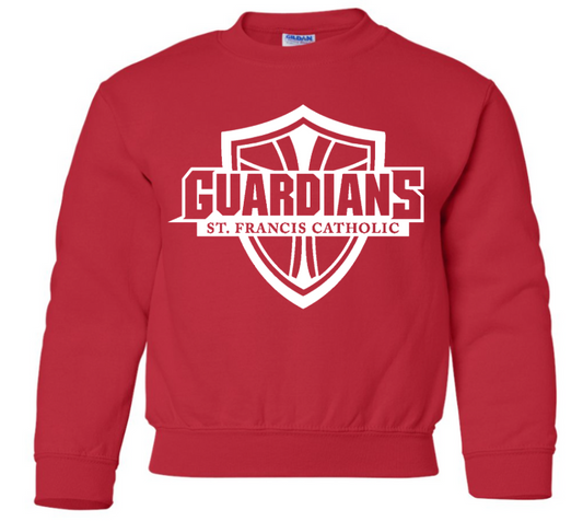 Youth Classic Full Logo Crew (Red)