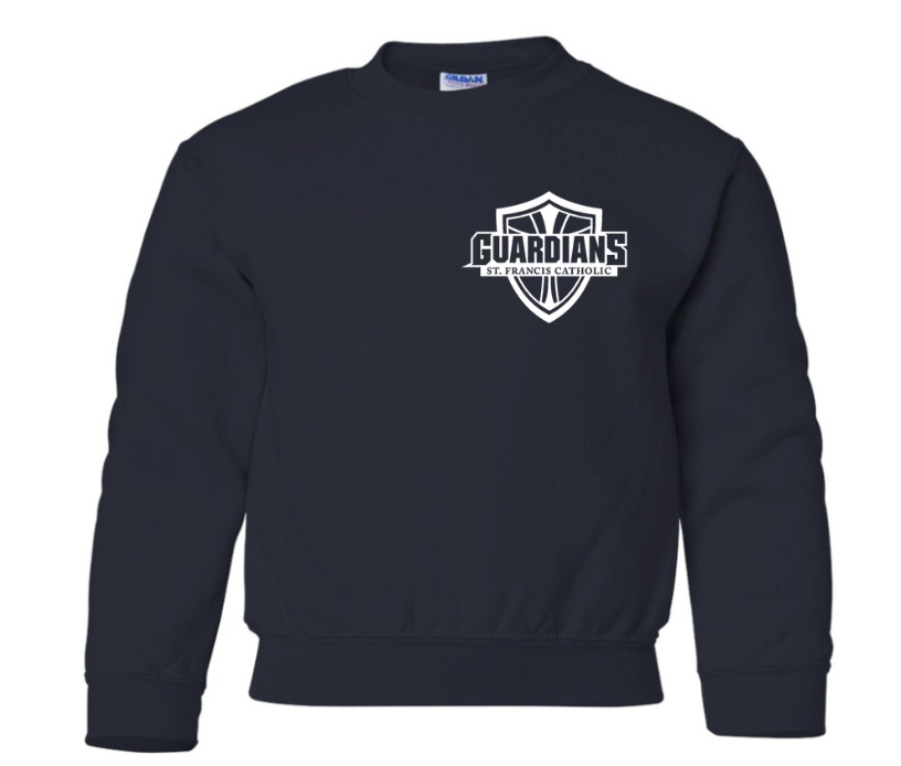 Youth Classic Chest Logo Crew (Navy)