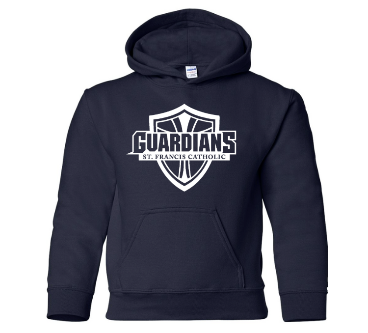 Youth Classic Full Logo Hoodie (Navy)