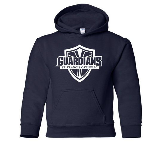 Youth Classic Full Logo Hoodie (Navy)