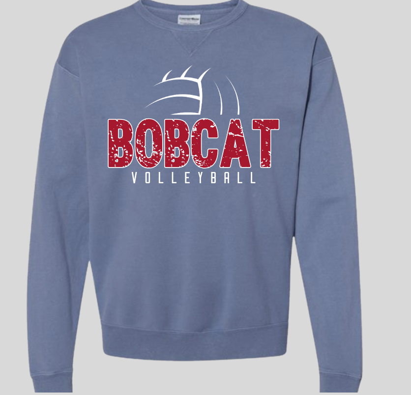 Distressed Half Volleyball Unisex Comfort Crew