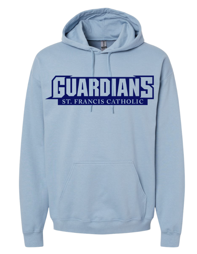 Adult Unisex Gildan Stone Blue Guardians Hoodie