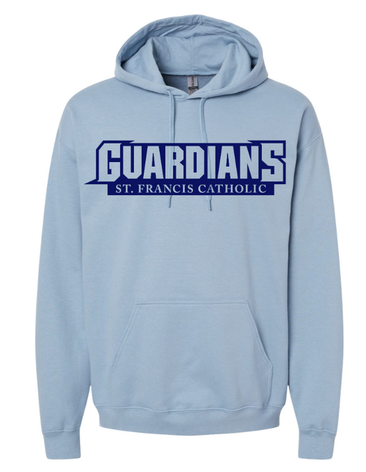 Adult Unisex Gildan Stone Blue Guardians Hoodie