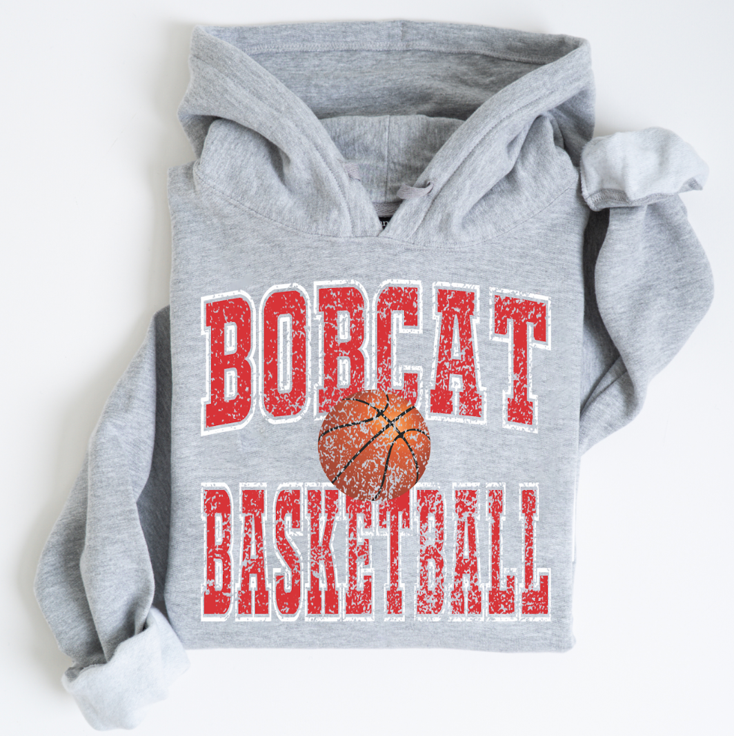 Unisex Gildan Distressed Basketball Hoodie