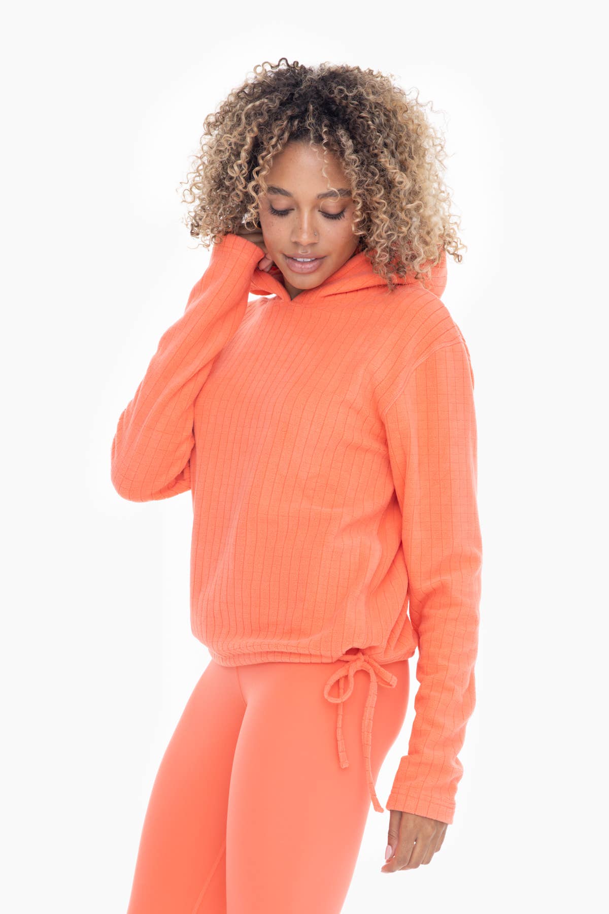 Brushed Burnout Fleece Hoodie