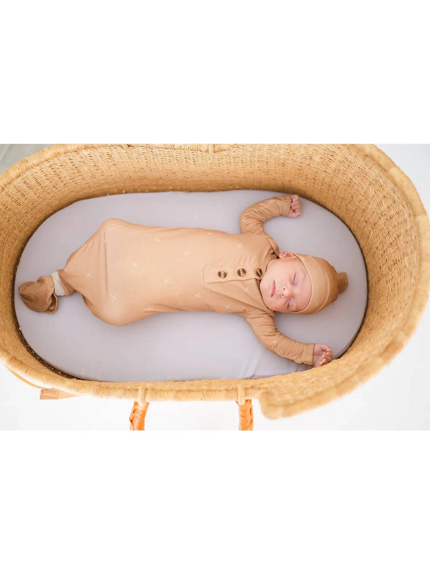 Knotted Gown-Beige X's