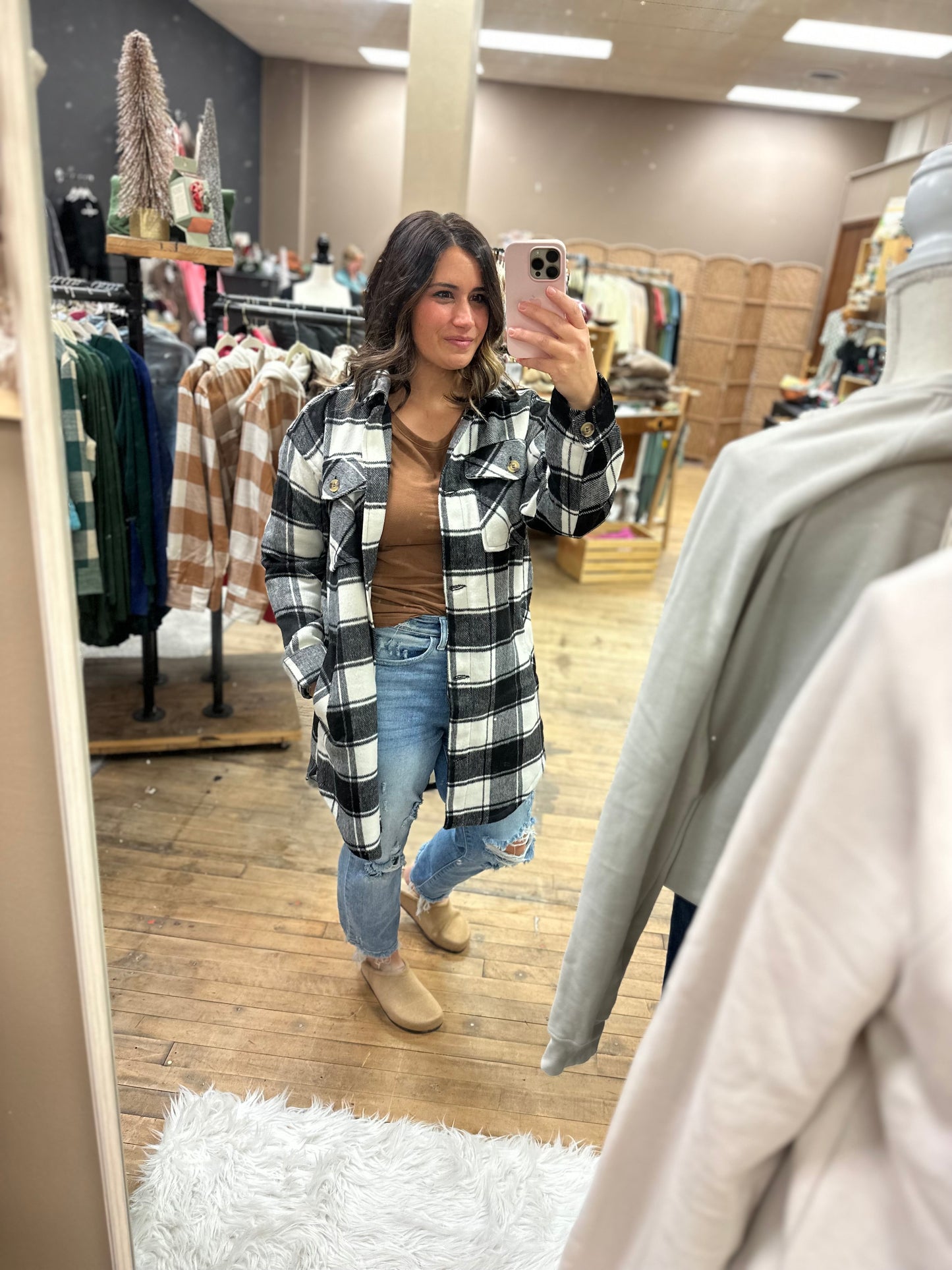 Long winter Shacket
