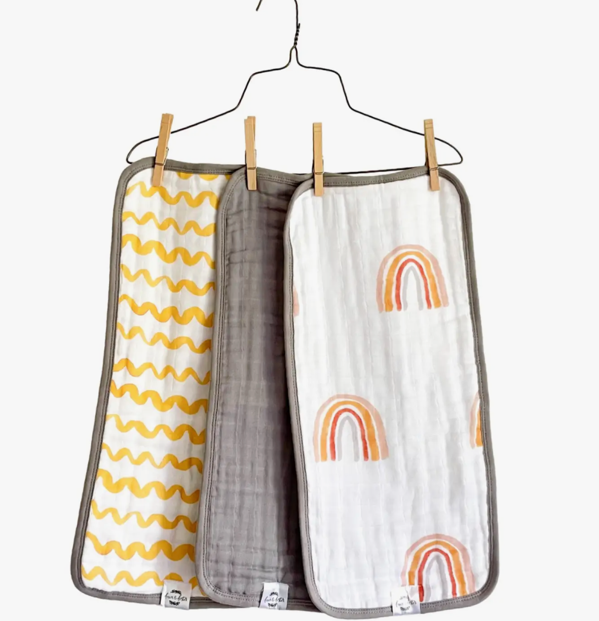 Organic Burp Cloth Set