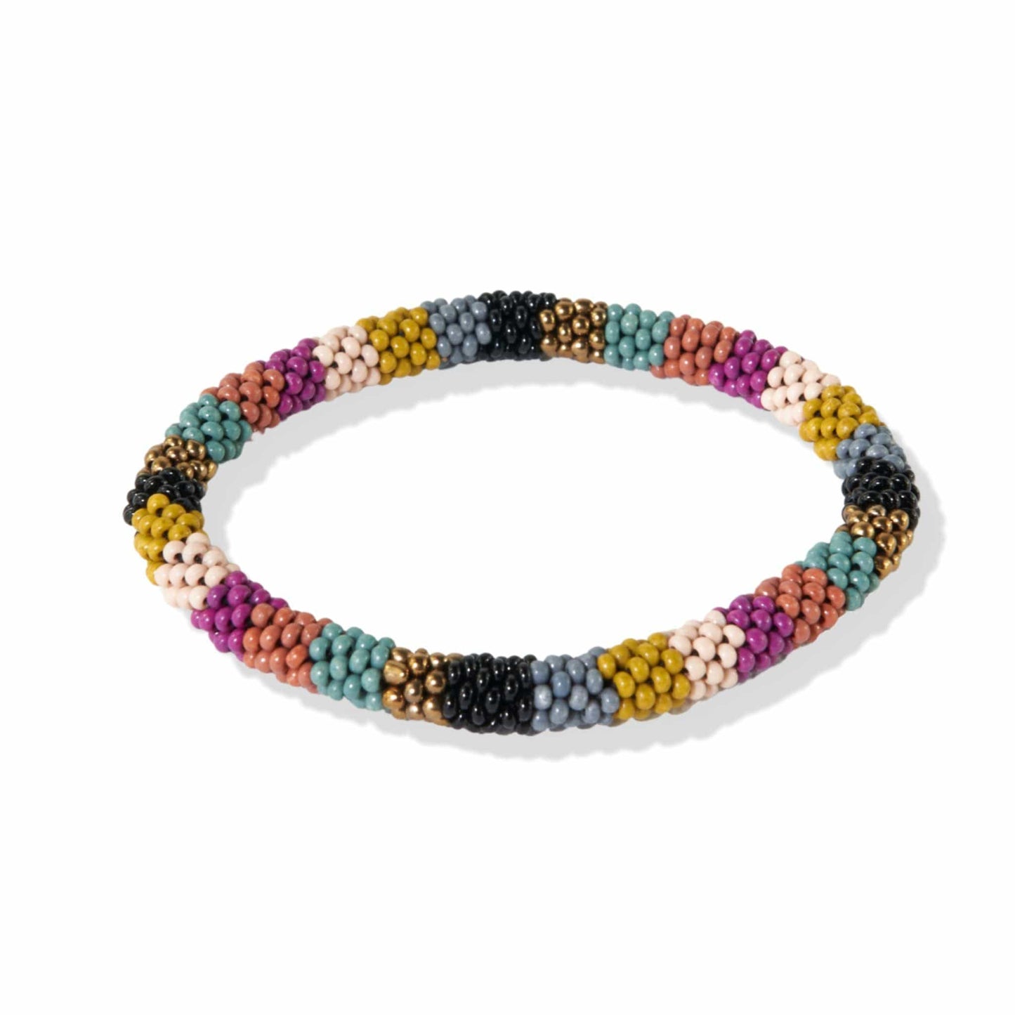 Ink + Alloy Marcy Multi stripe-muted rainbow