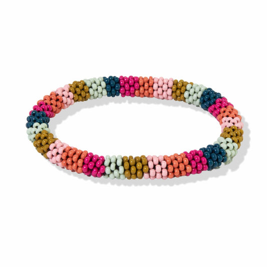 Ink + Alloy Marcy Multi Stripe bracelet-rainbow