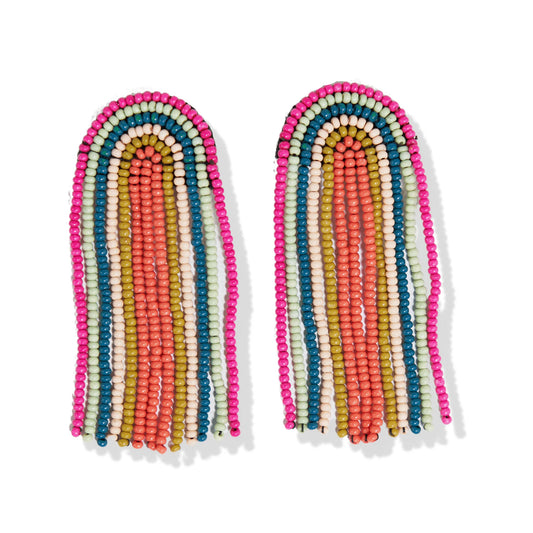 Ink + Alloy Skylar Rainbow Fringe