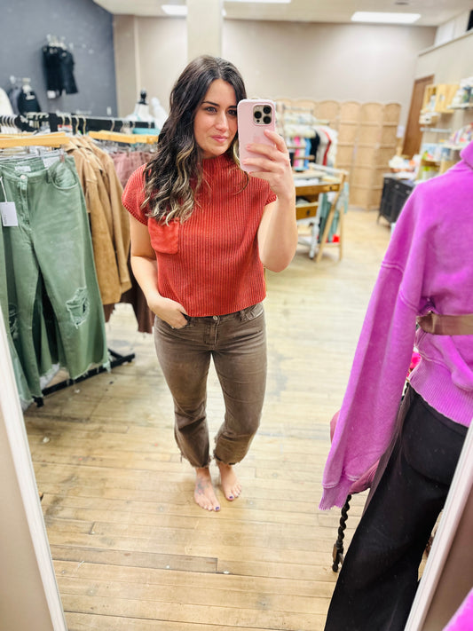 Easy Livin' Cropped Spring Sweater