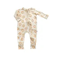 Ruffle Zipper-Blush Daisy