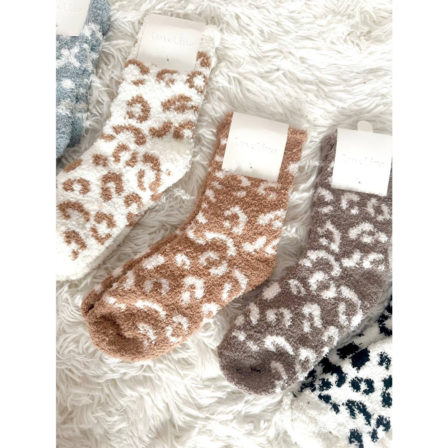 Cozy Leopard Sock Set