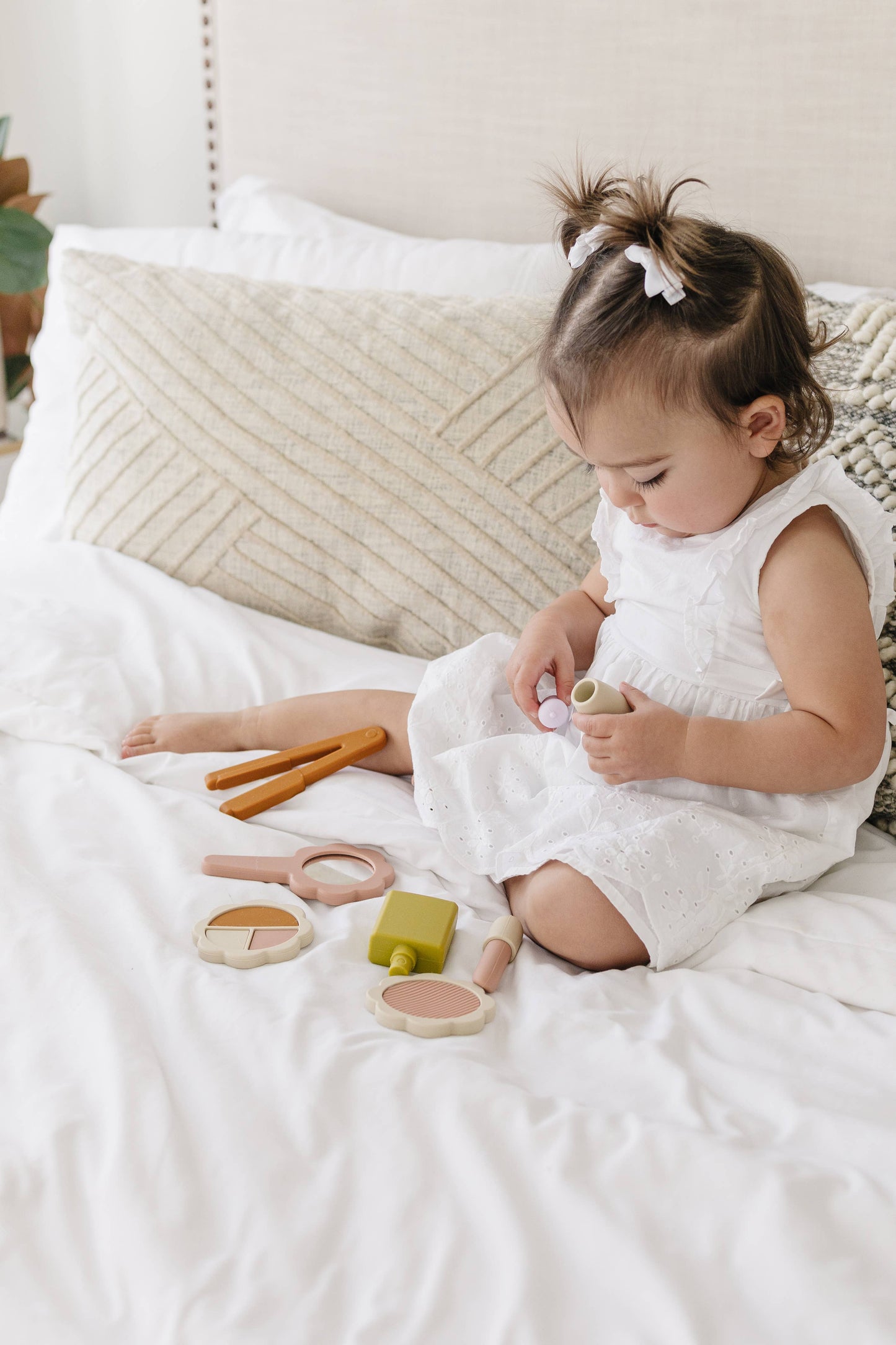 Silicone Hair and Makeup Play Set