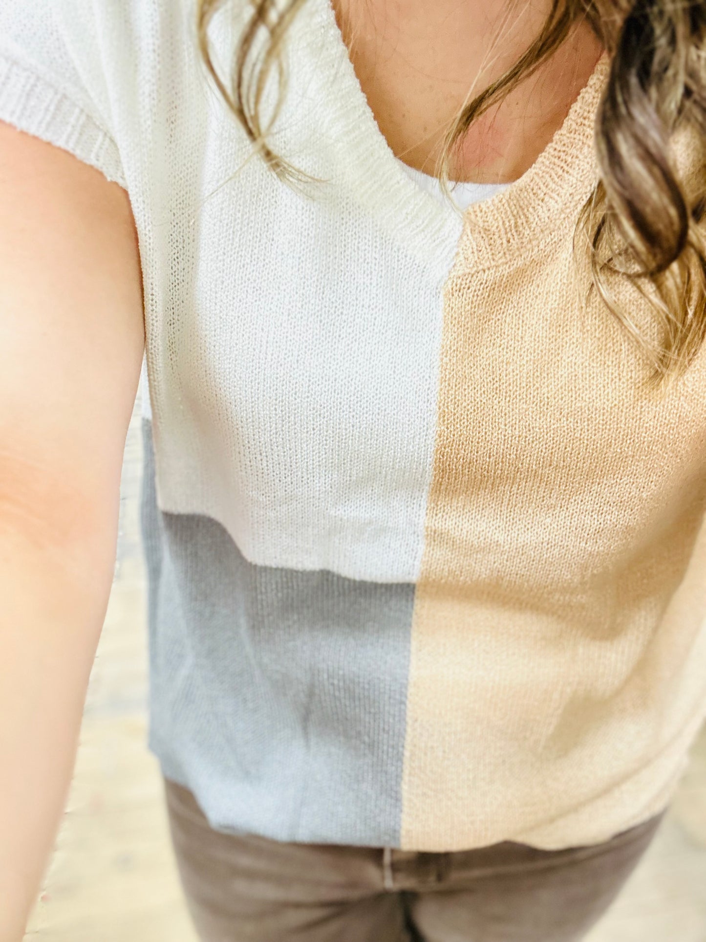 Maggie Color Block Top