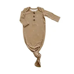 Knotted Gown-Beige X's