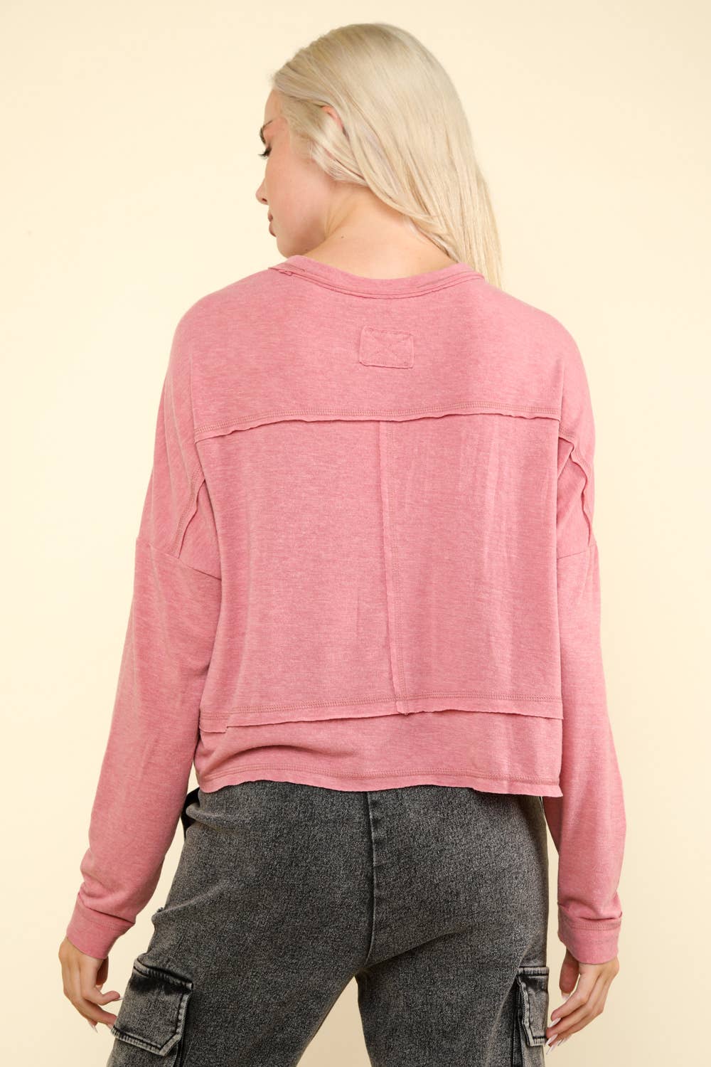 NT11330-Oversized Casual Knit Top