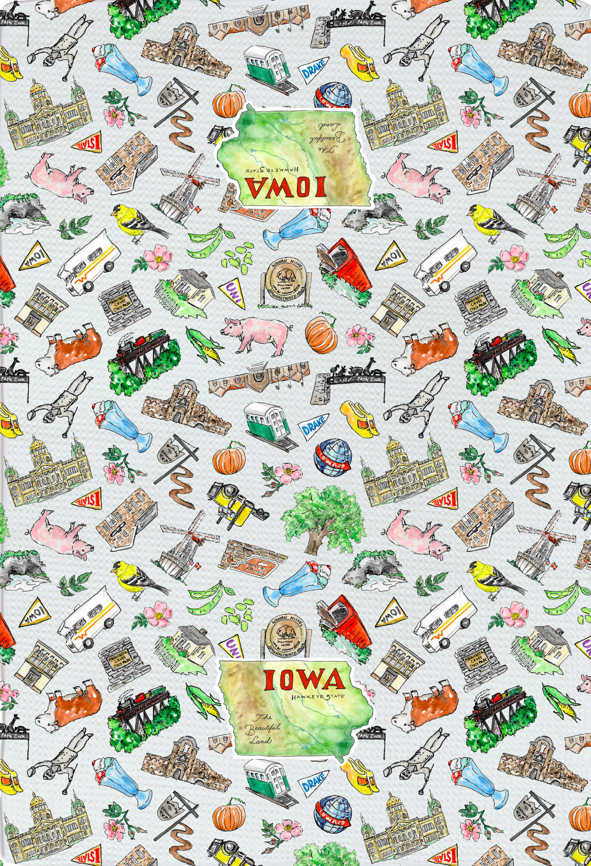 Iowa tea towel