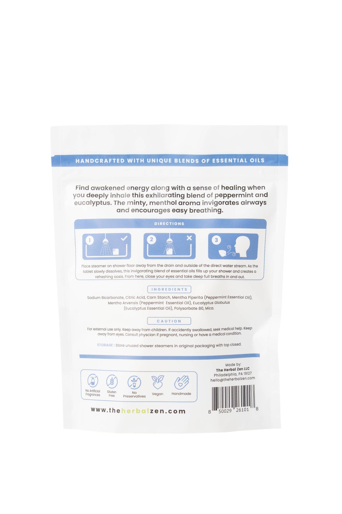 Cold Kicker Shower Steamers – Eucalyptus + Peppermint