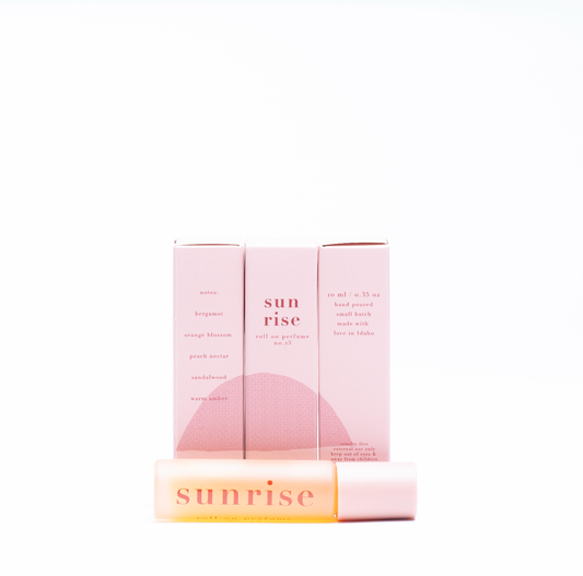 No. 25 sunrise • clean perfume • roll-on or eau de parfum options