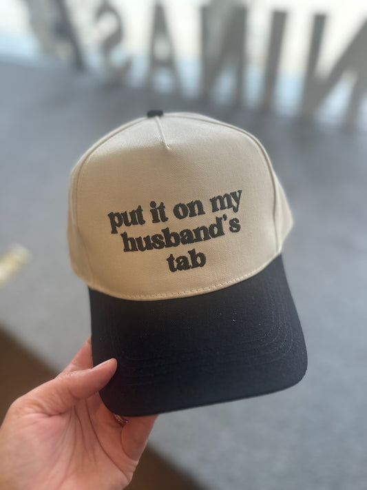 Husband's Tab Trucker Hat