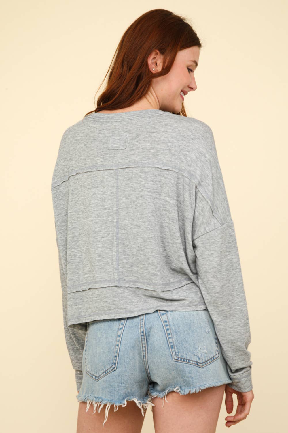 NT11330-Oversized Casual Knit Top