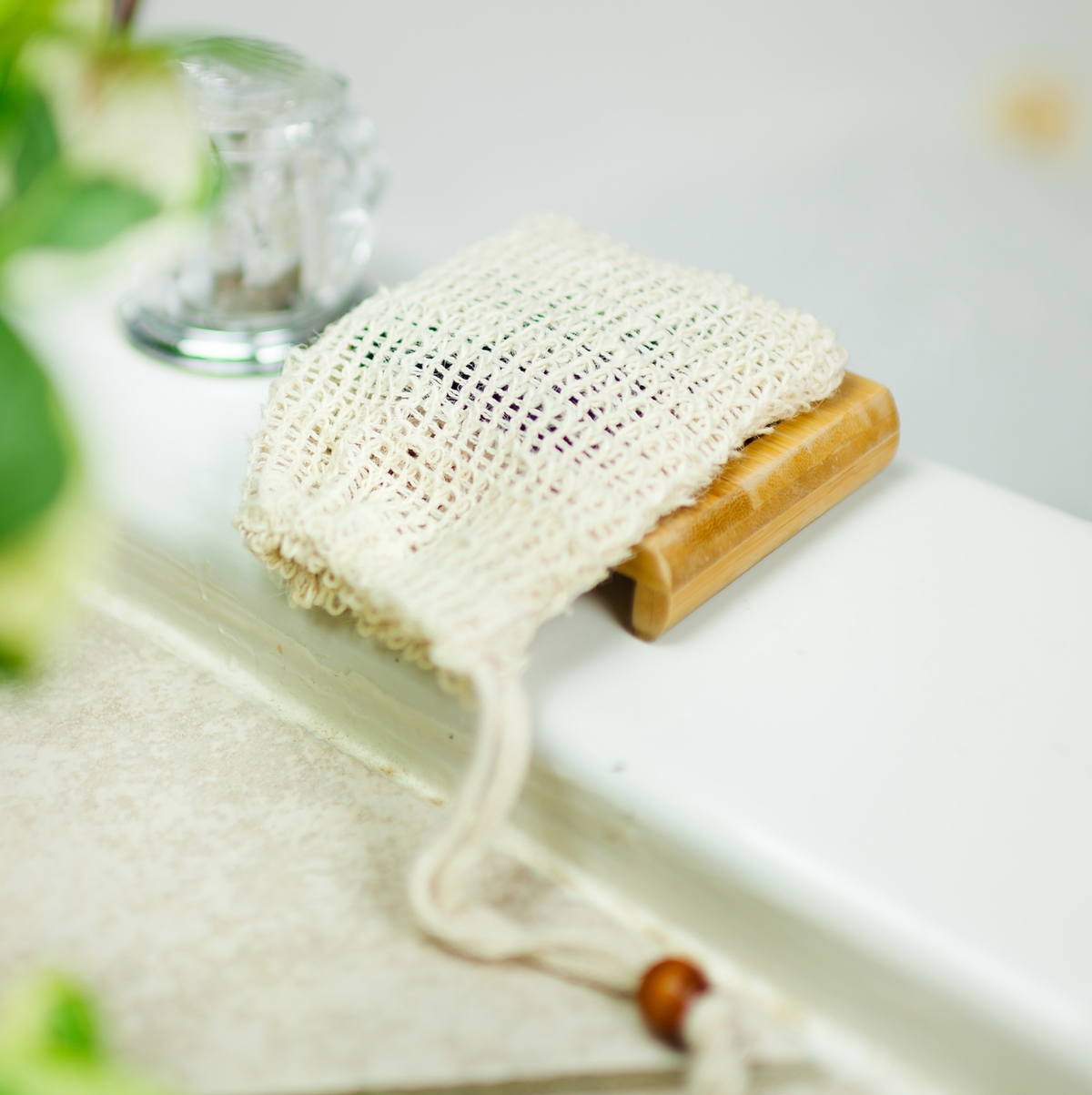Compostable Sisal Soap Saver Bag | Skincare Bestseller