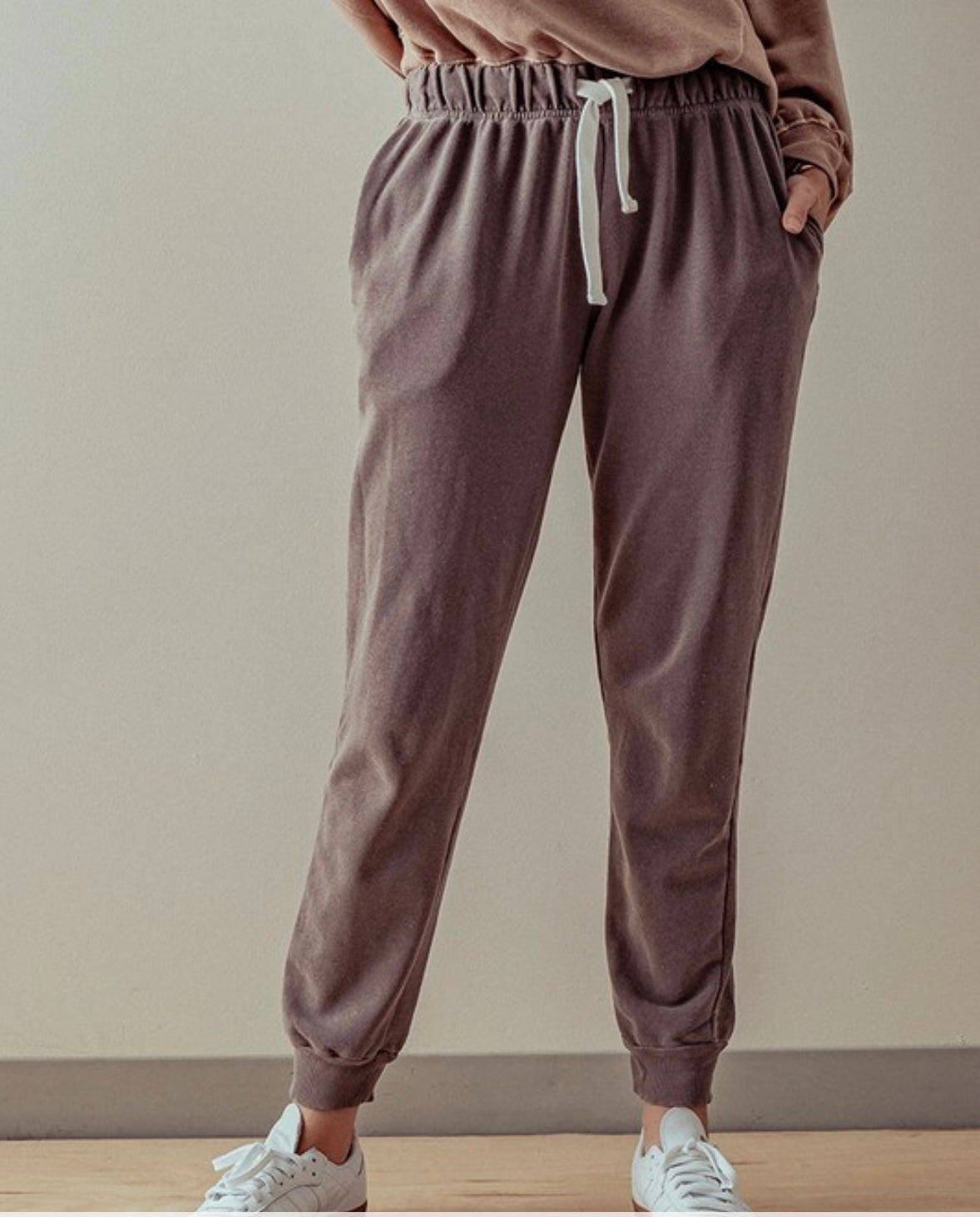 Mocha French Terry Johgers