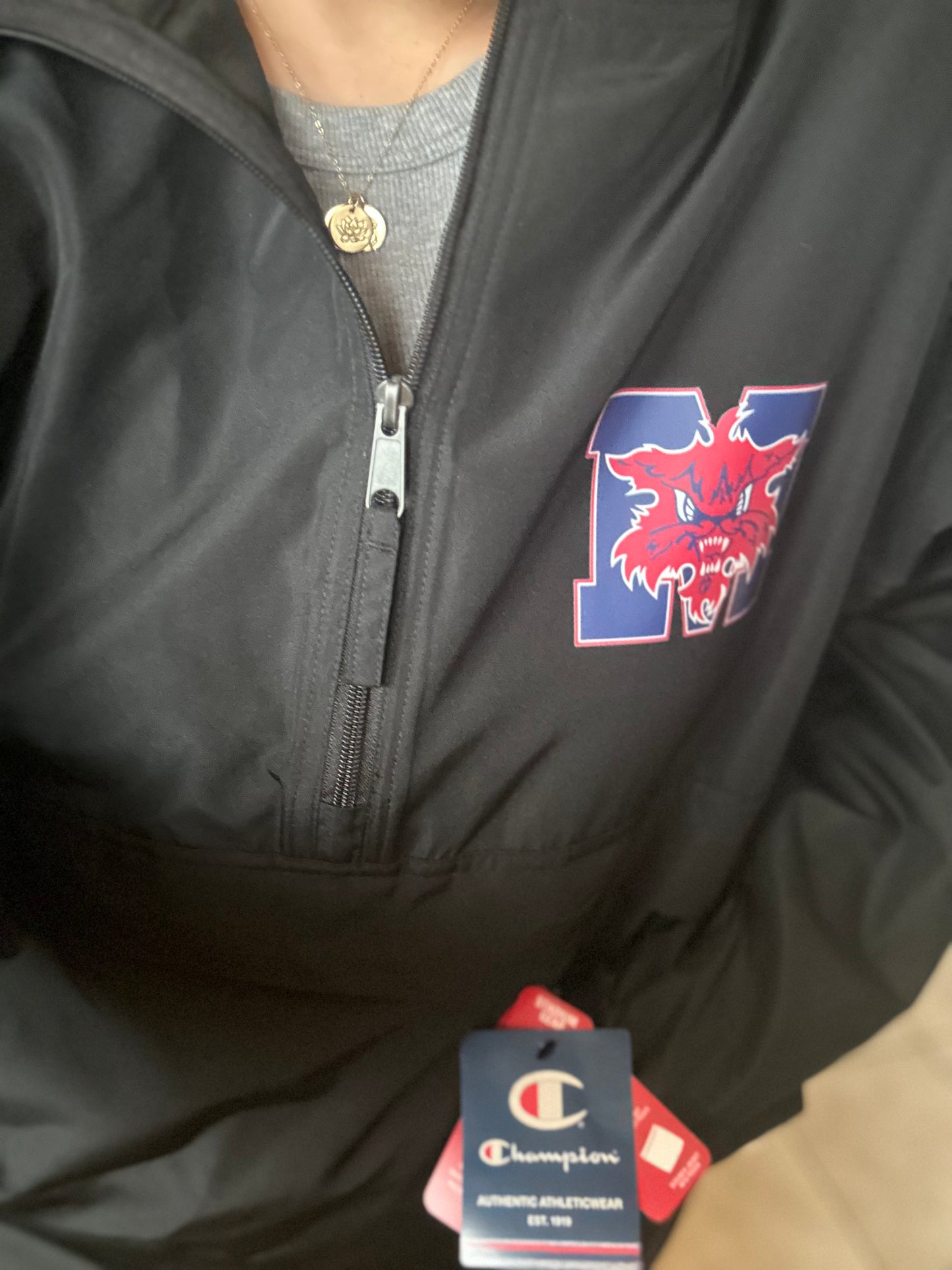 Marshalltown M logo Windbreaker