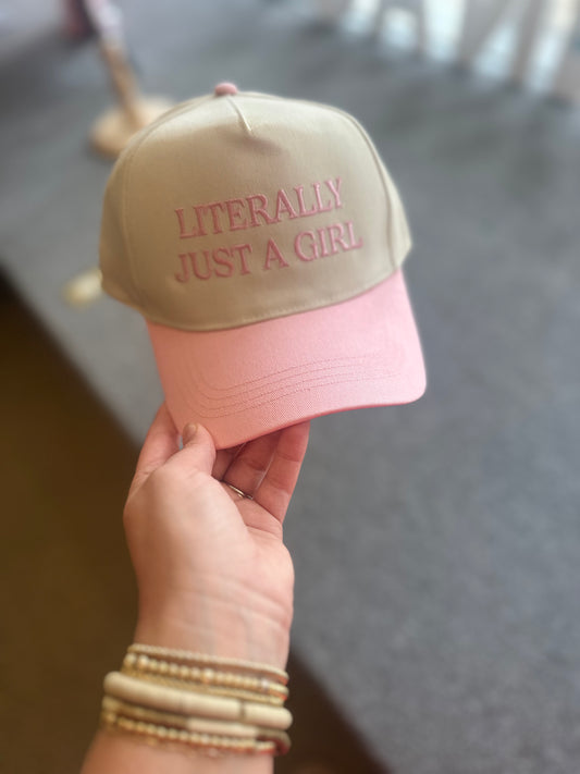 Literally Just a Girl Trucker Hat