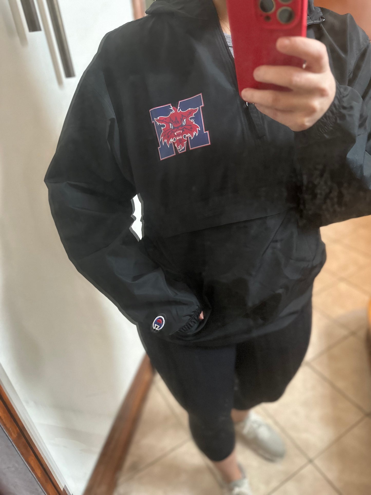 Marshalltown M logo Windbreaker
