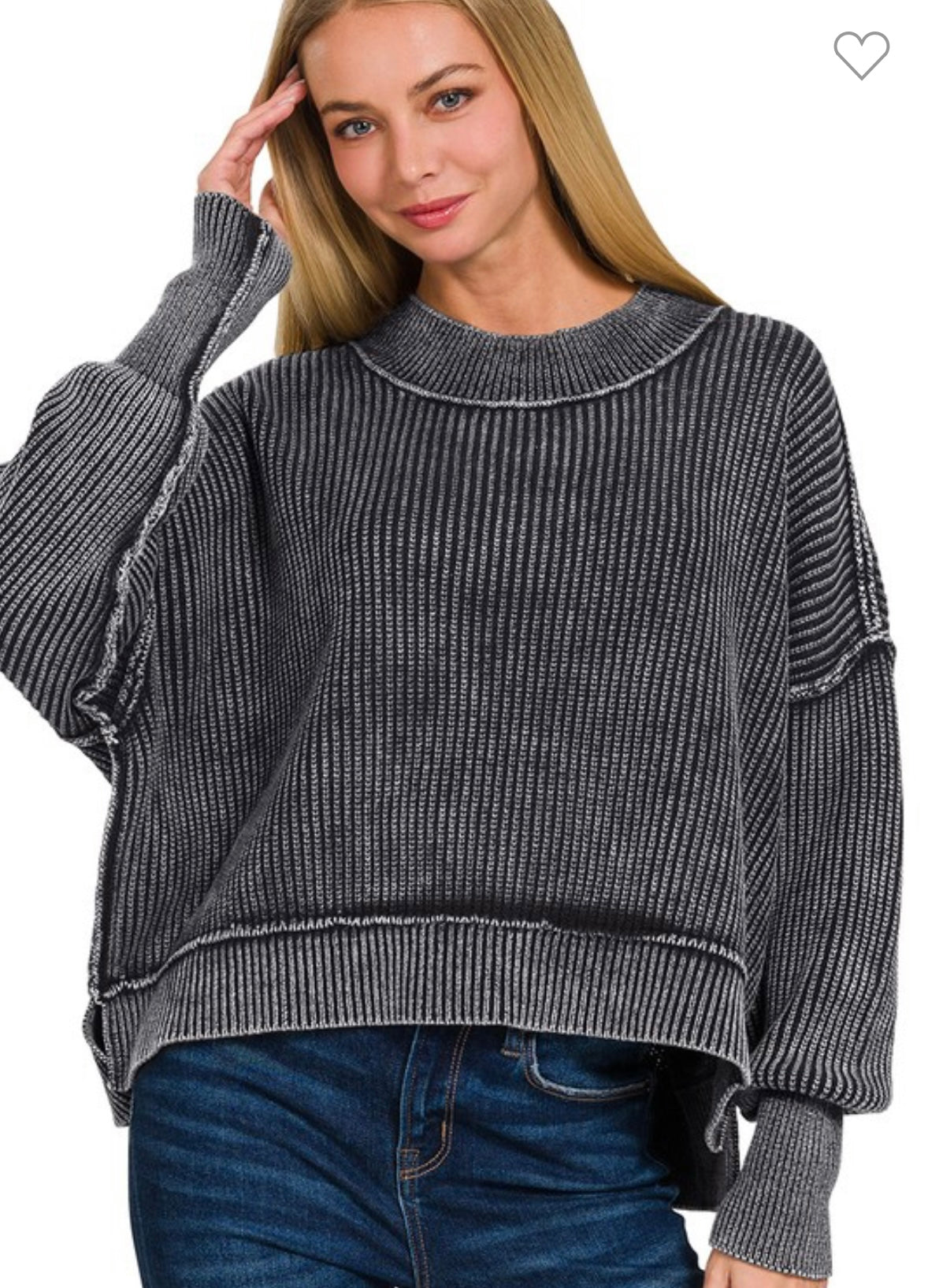 Oversized Ribbed Sweater