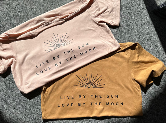 Live by the sun graphic