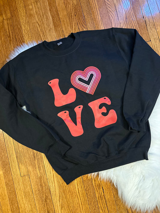 Retro Love crewneck